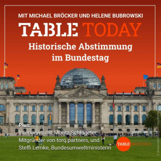 Historische Abstimmung im Bundestag