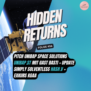 #56 - Pitch Unibap Space Solutions ($UNIBAP.ST) mit Gast Basti + Update Simply Solventless ($HASH.V) + Exkurs KGaA