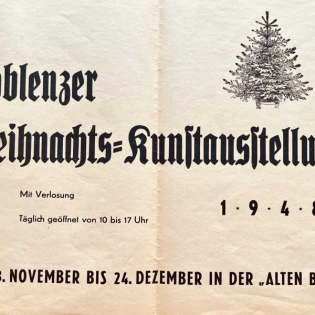 18. Die Koblenzer (Weihnachts-)Kunstausstellung(en) in der Alten Burg