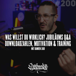 Was willst du wirklich? Jubiläums Q&A Downloadzahlen, Motivation & Training mit Damien Zaid (#200)