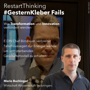 EON Chef Birnbaum macht Falschaussagen zur Energie-wende um sein altes Geschäftsmodell zu erhalten