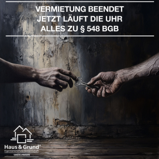 Vermietung beendet – Jetzt läuft die Uhr