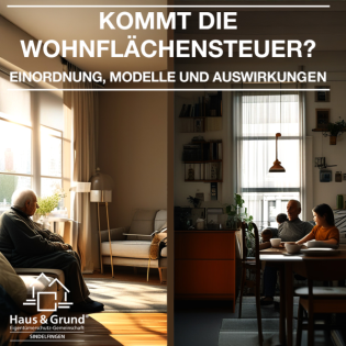 Kommt die Wohnflächensteuer