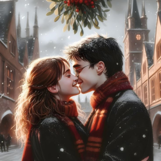 (Harry x Hermine) "Ein Feuerwhiskey mit Folgen" | Harry Potter FanFiktion Adventskalender | Türchen 2