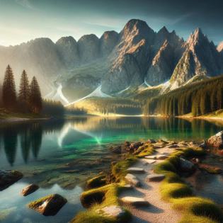 (ohne Musik) Mi, 09.04. Entspannt einschlafen - Am Ufer des Bergsees