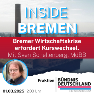 Bremer Wirtschaftskrise erfordert Kurswechsel