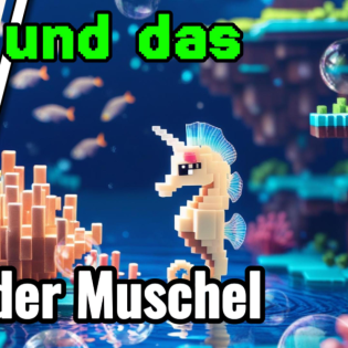 Kindergeschichten I Kora und das Flüstern der Muschel I Märchen für Kinder Minecraft Style