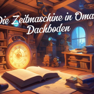 Kindergeschichten Die Zeitmaschine in Omas Dachboden Märchen für Kinder