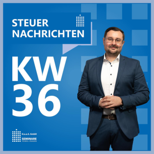 Kleinunternehmerregelung für Ehepaar, Steuerschuld durch Abforderung, Trinkgeld aufzeichnen? I Steuernachrichten Update 36/25