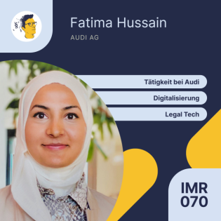 IMR070: Tätigkeit bei Audi und Digitalisierung | Interview Inhouse-Counsel