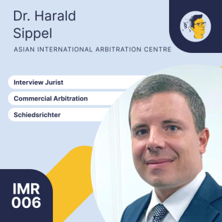 IMR006: Schiedsrichter und Commercial Arbitration | Interview Jurist