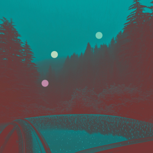 Regen auf dem Autodach | Gemütliche Nacht im Pazifischen Nordwesten