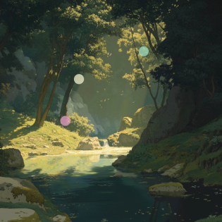 Eine Waldlichtung | Sanfte Vögel & Eine Natürliche Quelle