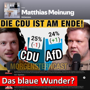 Morgenstern & kitchennews: AfD fast gleichauf mit der Union