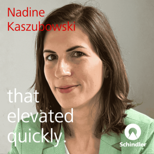 Nadine Kaszubowski: Das jüngste Schindler Urgestein über Tech-Nerds, Eisenschweine und Co.
