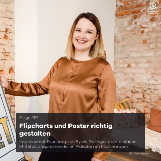 Flipcharts und Poster richtig gestalten - Interview mit Flipchartprofi Sylvia Dollinger
