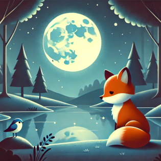 Luna der kleine Fuchs und die Reise zum Mondscheinsee