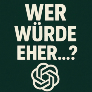 107. Folge Clay brennt mit einer Mango durch? Kinkajou gründet eine Band mit Glory? || Wer würde eher mit ChatGPT