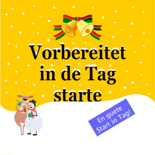 Adventskalendertürli 19 - Rotwii und Müedigkeit