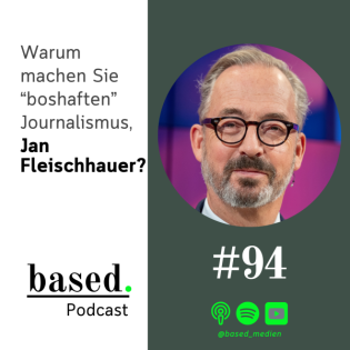 #94 LIVE - Warum machen Sie „boshaften“ Journalismus, Jan Fleischhauer?