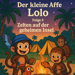 Folge 8 - Der kleine Affe Lolo zeltet auf der geheimen Insel