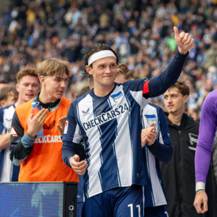 Hertha lebt: 2:0-Sieg gegen Dynamo Dresden