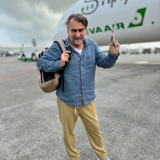 Talk über den Wolken, dann live aus Tokio