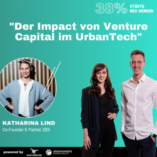 38% Städte neu denken: 086 Katharina Lind von 2bX⎮Der Impact von Venture Capital im UrbanTech