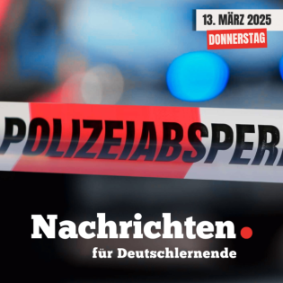 #60 Nachrichten für Deutschlernende vom 13. März 2025