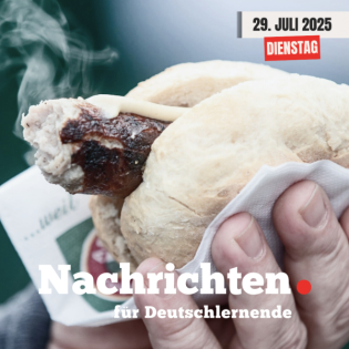 #90 Nachrichten für Deutschlernende vom 29. Juli 2025
