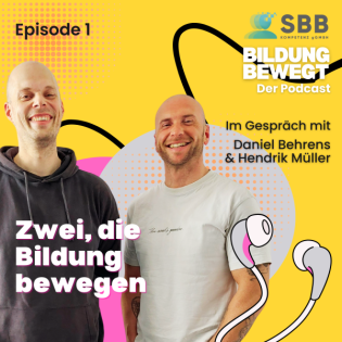 Zwei, die Bildung bewegen.