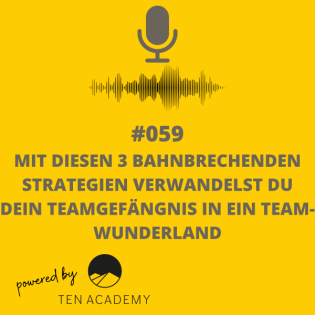 059 Mit diesen 3 bahnbrechenden Strategien verwandelst du dein Teamgefängnis in ein Team-Wunderland