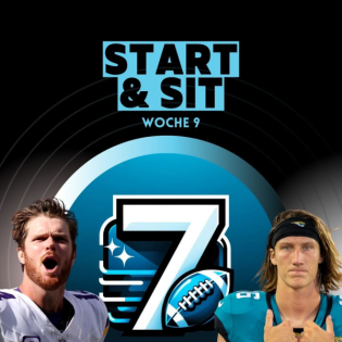 022 - Darnold weiter in MVP Form? - Start/Sit Woche 9