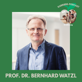 Ehrenamt für die DGE mit Prof. Dr. Bernhard Watzl