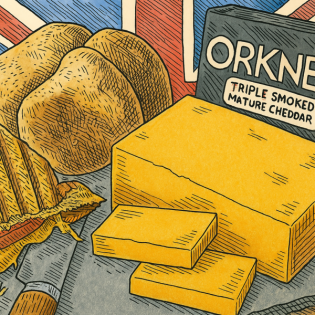 Orkney Cheddar – Der schottische Inselkäse mit Charakter und Küstenflair
