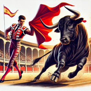 Denkst du, Stiere werden wütend, wenn sie Rot sehen?