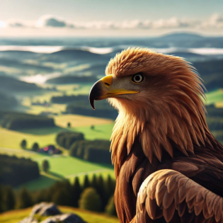 Wusstest du, dass Adler ihre Beute aus mehreren Kilometern Entfernung erspähen können?