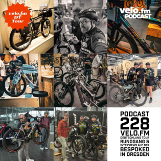 Folge 228: velo.fm Deutschland Tour zu Gast auf der Bespoked in Dresden