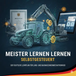 Meister lernen lernen: Selbstgesteuert durch den deutschen Lehrplan für Land- und Baumaschinenmechatroniker
