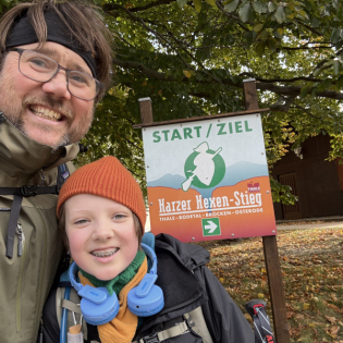 Der Abstieg nach Thale und mit der Bahn zurück nach Berlin