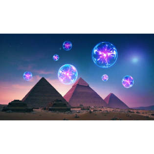 Mysteriöse Plasmabläschen sind über den Pyramiden aufgetaucht
