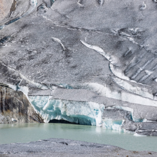 Gletscherschmelze in der Schweiz