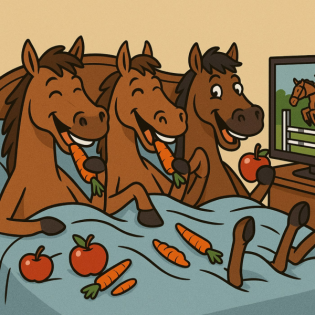 #339 Ein Himmelbett für Pferde