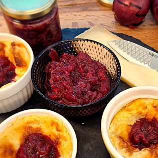 Folge 148 - Rote Cassis-Zwiebelmarmelade OHNE Käse-Soufflé