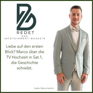Liebe auf den ersten Blick? – Marco über die TV-Hochzeit, die Geschichte schreibt