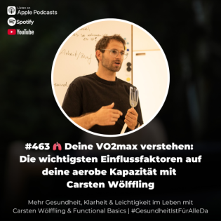 #463 🫁 VO2max verstehen: Die wichtigsten Einflussfaktoren auf deine aerobe Kapazität mit Carsten Wölffling