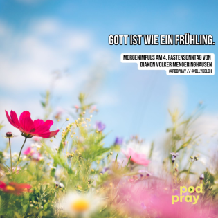 Gott schenkt der Natur das neue Erwachen. Impuls am 4. Fastensonntag (Laetare)