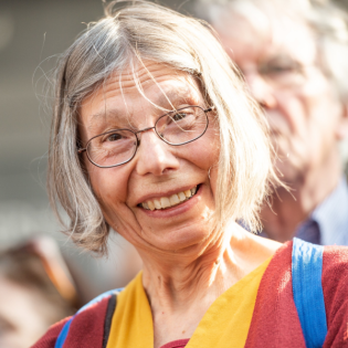 Gretchen Klotz, Ehefrau von Rudi Dutschke