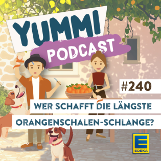 Wer schafft die längste Orangenschalen-Schlange?