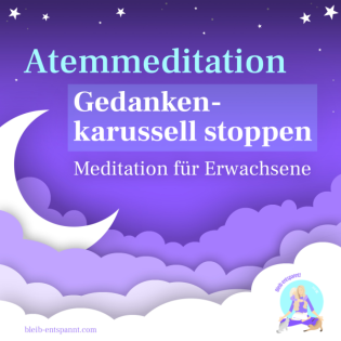 Atemmeditation für Erwachsene - Anfänger & Auffrischer - Gedankenkarussell stoppen